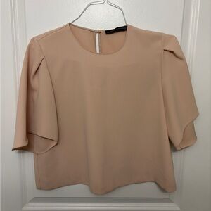 Zara - Drapey Blouse, perfect crop